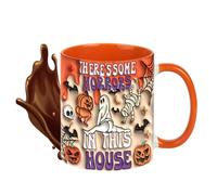 Celuicion Tazas De Café Halloween,350ml Taza De Miedo - Diseño De Cerámica Para Viaje Casa Otoño Halloween Hombres Mujeres Partner Colegas