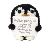 Celuicion Tiny - Gancho positivo, 8 cm, soporte emocional positivo, diseño de ganchillo de Año Nuevo, pequeño y emocional