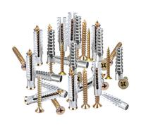 Celuicion Tornillos para paneles de yeso | fijaciones de pared para falsos techos | Tuercas de hardware para antenas estantes chapado perforación montaje cuadros armarios estantes armario