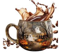 Celuicion - Vasos de de Halloween | Taza de Halloween linda | Lindo diseño pintado para café té y bebidas calientes frías | Viaje casa cocina niño adulto fiesta bar