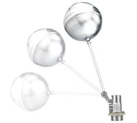 Celuicion Water Float Valve - Grifo flotante para jardín | Piezas de acero inoxidable ajustables impermeables para riego Jardín Bebedero Piscina Estanque Arroz