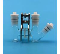 Célula electrolítica sellada con boca esmerilada en forma de H - Vaso de membrana de intercambio de pequeña capacidad(10ml-10ml)