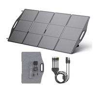 [Célula Solar N-Type] BigBlue 200W ETFE Cargador de Panel Solar para Baterias y Generador Solar, Panel Solar Portátil con Soporte, Impermeable IP68, Diseño Plegable para Exteriores Acampar RV Batería