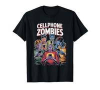 Celular Zombies Funny Pop Culture 02 Camiseta