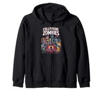 Celular Zombies Funny Pop Culture 02 Sudadera con Capucha