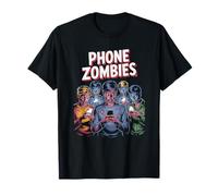 Celular Zombies Funny Pop Culture 08 Camiseta