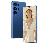 Celulares desbloqueados S25 Ultra, Snapdragon 8Gen3 (10 núcleos), versión Global 5G, Pantalla de 7.3 Pulgadas con reconocimiento Facial, batería de 8000 mAh, Regalo de cumpleaños,Dark Blue-1TB
