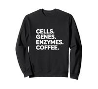 Células Genes Enzimas Café Divertido Profesor de Ciencias Laboratorio Biología Sudadera