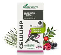 Soria Natural Celulimp - Ayuda a Evitar y Eliminar la Celulitis - Favorable Sobre el Metabolismo y la Combustión de Grasas - Ingredientes Naturales, Vitaminas - 60 Comprimidos de 850 mg