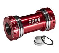 CEMA Bolsa para Soporte BB30 Interlock SRAM GXP-Acero Inoxidable-Rojo