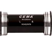 CEMA Caja de pedalier BB86 - BB92 Interlock Pressfit para GXP negro