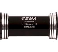 CEMA Caja de pedalier cerámica BB86-BB92 para Shimano negro
