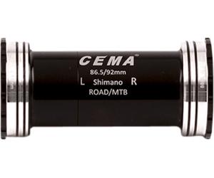 CEMA Caja de pedalier cerámica BB86-BB92 para Shimano negro