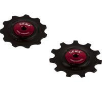 CEMA Poleas de cambio de aluminio Shimano SRAM 9/10/11 velocidades negro