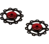 CEMA Poleas de cambio de aluminio Shimano SRAM 9/10/11 velocidades negro