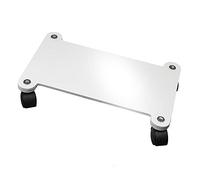 CEMAB - Soporte para ordenador de sobremesa con ruedas (blanco brillante)