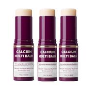 Cemenrete Calcio Multi Balm, Stick de núcleo de arrugas, Collágeno coreano Humero, reparación intensiva y crema hidratante, piel firme, adecuada para ojos, cuello, cara,3pcs
