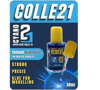 CEMENT NIGHT BLU Extra Fin AMMO MIG Colle21, flacones de pegamento 30 ml., pegamento Ideal para PLASTIC y modelismo