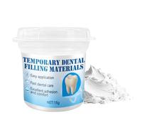 Cemento Dental Temporal, Kit de Relleno Dental Temporal para Rellenar Caries, Rellenar Agujeros, para Usar, Ideal para Esperar un Tratamiento Dental, 15g