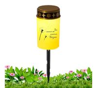 Cemetery Lights for Grave,Lawn Lamps - LED Stake Grave Memorial Light Decorations for Garden Cemetery Pathway Backyard Home Party