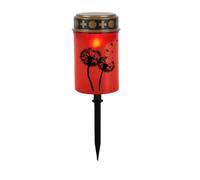 Cemetery Lights, Lawn Stake Lamps Set, 2 2.6x2.6 Inches with Waterproof Led Weather Resistant, Grave Decor for Backyard, Garden Lighting, Home Party Accent, Easy Install, Memorial and Seasonal Use