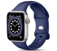 CeMiKa Compatible con Apple Watch Correa 38mm 40mm 41mm 42mm 44mm 45mm 46mm 49mm, Deportivas Silicona Repuesto Correas para iWatch SE SE3 Series 11 10 9 8 7 6 5 4 3 2 1, 42mm/44mm/45mm/49mm-S/M, Azul