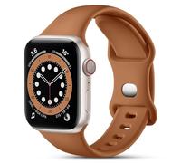 CeMiKa Compatible con Apple Watch Correa 38mm 40mm 41mm 42mm 44mm 45mm 46mm 49mm, Deportivas Silicona Repuesto Correas para iWatch SE SE3 Series 11 10 9 8 7 6 5 4 3 2 1, 38mm/40mm/41mm-S/M, Marrón