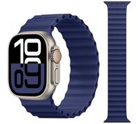 CeMiKa Correa Loop Solo Deportiva Oceán Compatible con Correa Apple Watch de 49mm 46mm 45mm 44mm 42mm, Pulsera Silicona Suave Diseñada para iWatch Ultra 2 Ultra Series 10 9 8 7 6 5 4 3, Azul