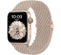 CeMiKa Trenzada Correas Compatibles con Apple Watch Correa 44mm 45mm 46mm 49mm, Correas de Reemplazo Estirables Elásticos para iWatch Series 11 10 9 8 7 6 5 4 SE Ultra 3 2 1, Mujer Hombres