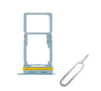 Cemobile Bandeja doble para tarjeta SIM de repuesto para Samsung Galaxy A17, ranura para tarjeta SIM para Samsung A17 versión Dual SIM (azul, 4G SM-A175)