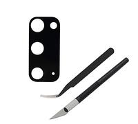 Cemobile Lente trasera de repuesto para cámara trasera Samsung Galaxy S20 G980/ S20 5G G981 con adhesivo preinstalado, pinzas antiestáticas, kit de herramientas de reparación de cuchillos de precisión