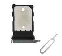 Cemobile Soporte de ranura para bandeja de tarjeta SIM de repuesto para Google Pixel 9 Pro de 6.3 pulgadas con anillo de sellado de goma impermeable y pin de expulsión abierto (azel/gris)