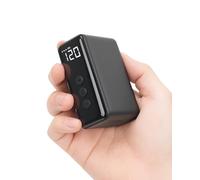 CEMOFE Bomba Bicicleta Mini Inflador Electrico Bicicleta Hinchador Electrico Bici Recargable Portátil 120 PSI Pantalla Digital Apagado Automático con válvula Presta y Schrader