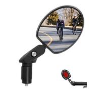 CEMOFE Retrovisor Bicicleta Manillar Espejo para Bicicleta Electrica Espejo Retrovisor Bicicleta Plegable con Pegatina Reflectante 360°Rotativo para Manillar de 17.4-22mm 1 Pieza