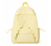 Cemssitu Angel Wings Backpack for Women, Cute Y2K Nylon Daypack for Travel (Yellow,Classic Style)