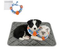 Cemssitu Thermal Reflection Pad for Dog&Cat,5-Layer Self Warming Dog Mat、Heat Reflecting Pet Bed、Washable、Non-Slip Cozy Crate Pad for Mall Medium Large Pet Indoor/Outdoor Use Crate&Sofa (Gray,Small)