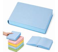 Cemssitu Thickened Color Brick Notebook, A5 720 Pages Hardcover Journal with PU Leather Cover, Colorful Thick Paper Diary with Ribbon Bookmark for Notes School Office Gift (Blue)
