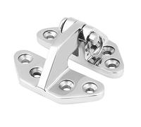 CEMTUKLBP Bisagra Marina de Acero Inoxidable para escotilla de Barco con Pasador Desmontable, bisagra de Servicio Pesado de Grado 316 Resistente a la corrosión para Puertas y Ventanas de