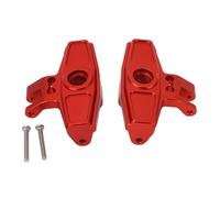 CEMTUKLBP Bloque de Rueda de aleación de Aluminio RC C Hub Carrier para UD1002, UD1002SE y SG1002, Pieza de Repuesto para camión Todoterreno del Desierto a Escala 1/10 con Tornillos, (Roja)