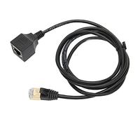 CEMTUKLBP Cable Ethernet CAT8, cable de red RJ45 macho a hembra, cable ultrafino de 10 gigabits con un diámetro exterior de 3,8 mm, cable Cat8 de cabeza recta de 1,5 metros para conmutadores