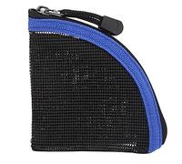 CEMTUKLBP Cartera de Almacenamiento para sedales de Pesca con Mosca, Estuche de tippets de 7 Compartimentos con Cremallera, Organizador de líderes y tippets en Malla para Pescadores de (S)