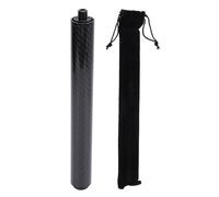 CEMTUKLBP Extensión de 10 Pulgadas para Taco de Billar de Fibra de Carbono, Extensor de Taco de Billar con tapón de Goma en el Extremo, Accesorio Ligero y Duradero para un Mejor Control del