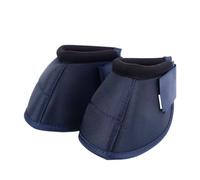 CEMTUKLBP Horse Bell Boots, Horse Hoof Protection Boots, Oxford Cloth Wear Resistant Breathable Hoof Guard with Hook and Loop Fastener, Anti Spin Design Prevents Hoof Collisions for Front Ho (M)