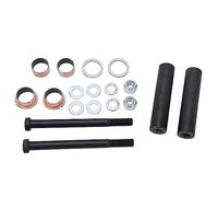CEMTUKLBP Kit de reparación de ensamblaje de husillo de Carrito, reemplazo para EZGO RXV 2008 - UP, Kit de bujes de Tubo King Pin con componentes de 12 Piezas, aleación de Metal Premium