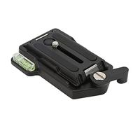 CEMTUKLBP QRA-635L Quick Release Plate, Aluminum Alloy Camera Mount Plate with Safety Lock, Sliding Clamp Adapter for DSLR, Mirrorless and Camcorders, Includes 1/4" & 3/8" Screw Interfaces