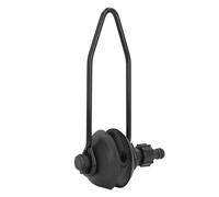CEMTUKLBP Universal Round Muff Motor Flusher for Outboard Motors, 16mm OD Adapter, Salt Sand Silt Flush Kit with 100mm Rubber Disc and Spring Steel Bracket for Johnson Evinrude