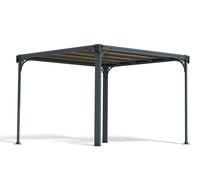 Cenador de aluminio canopia by palram cenador de 309 x 309 cm gris