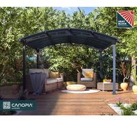 Cenador de aluminio canopia by palram de 430 x 359 cm gris
