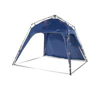 Cenador de jardín con led barendrecht con módulo solar 250x250x190 cm - azul [pro.tec]