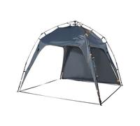 Cenador de jardín con led barendrecht con módulo solar 250x250x190 cm - gris [pro.tec]